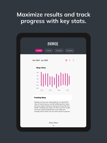 FIERCE By Choice iPad screenshot