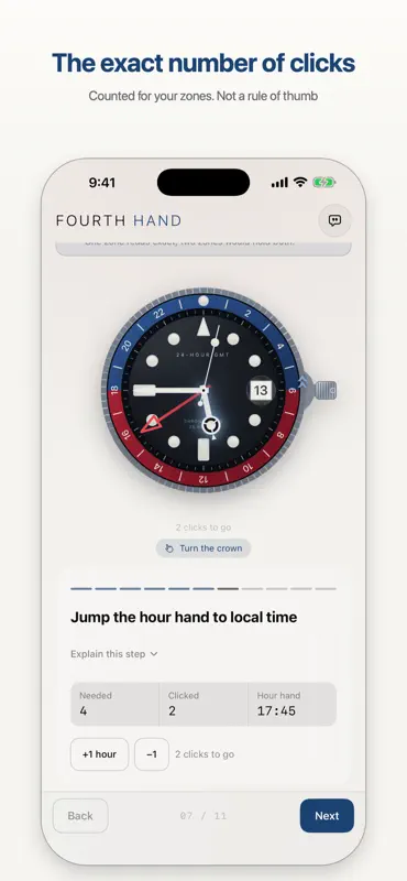 Fourth Hand - GMT Watch Setter screenshot 2 of 4
