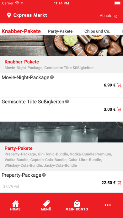 Express Markt Screenshot