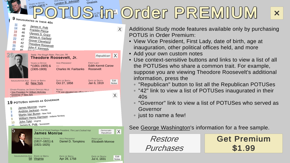 #8. POTUS in Order (iOS) 由: Siegal Works, LLC