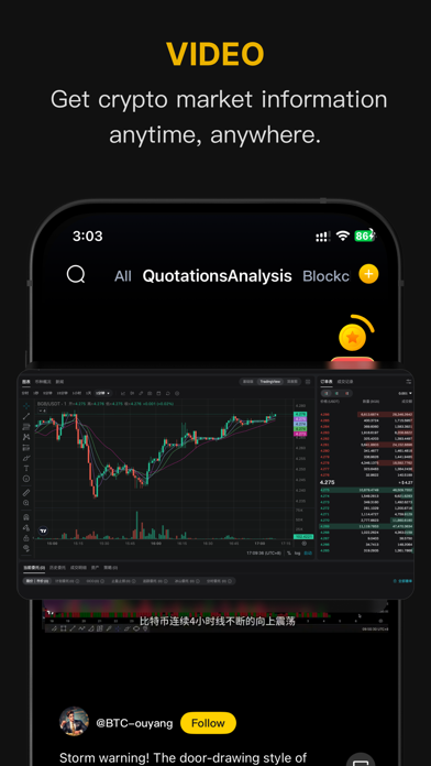 CoinWorldNet - Blockchain News iPhone screenshot 8 - Social Networking app