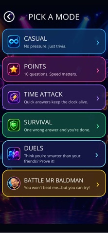 Mr Baldman Trivia Screenshot 6 of 9