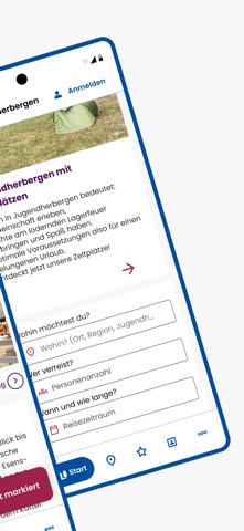 DJH Youth Hostels in Germany iPhone screenshot