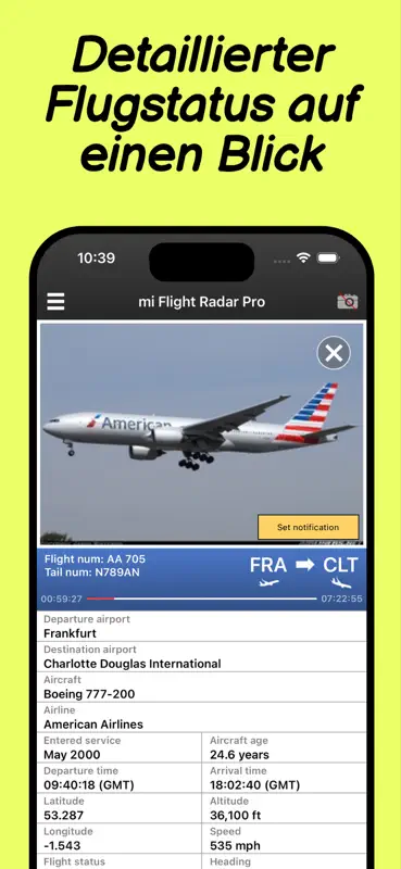 Flight Radar Pro Plane Tracker screenshot 7 of 9