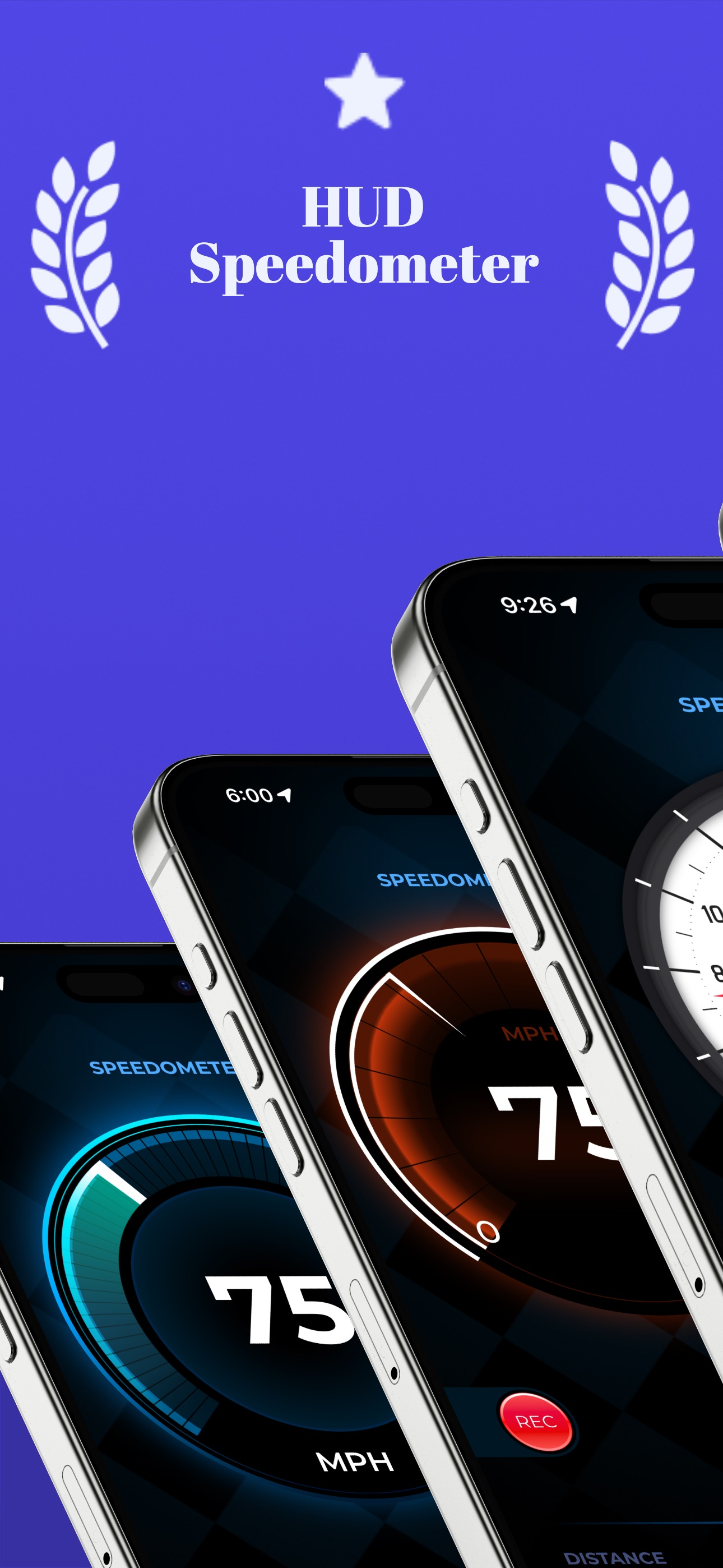 Digital Speedometer: HUD Speed
