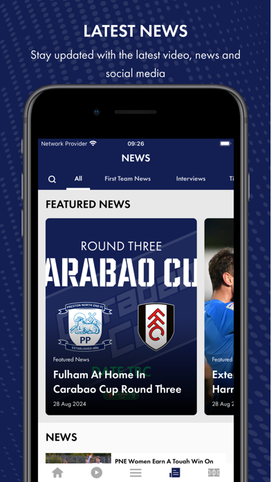 Preston North End FC iPhone screenshot 3 - Sports app