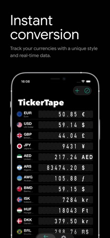 TickerTape screenshot