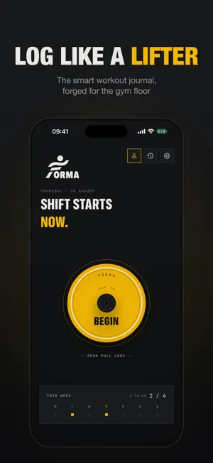 Forma Workout Journal screenshot 1