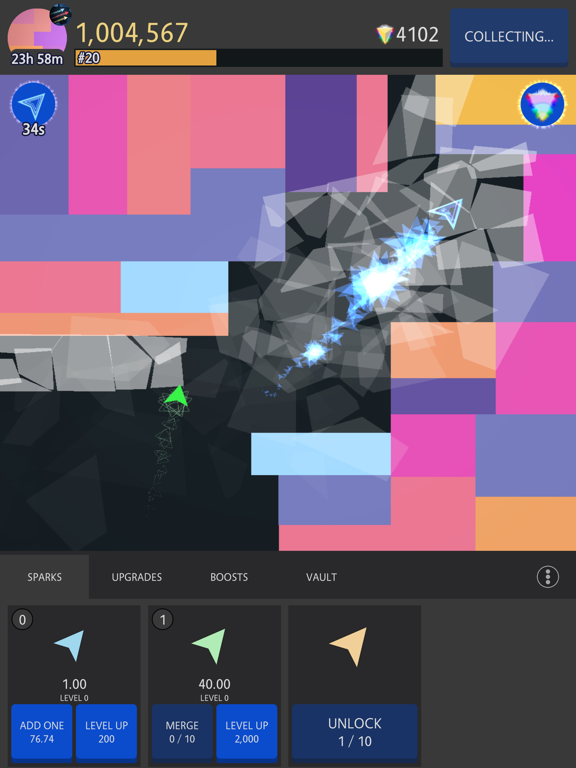 Zen Shards - Idle Merge Game iPad screenshot 9 - Games app