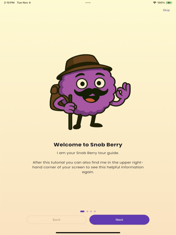 Snob Berry app screenshot 2