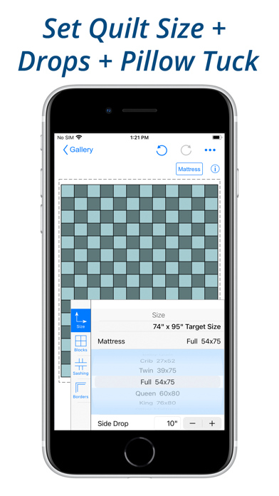 QuiltSize Screenshot