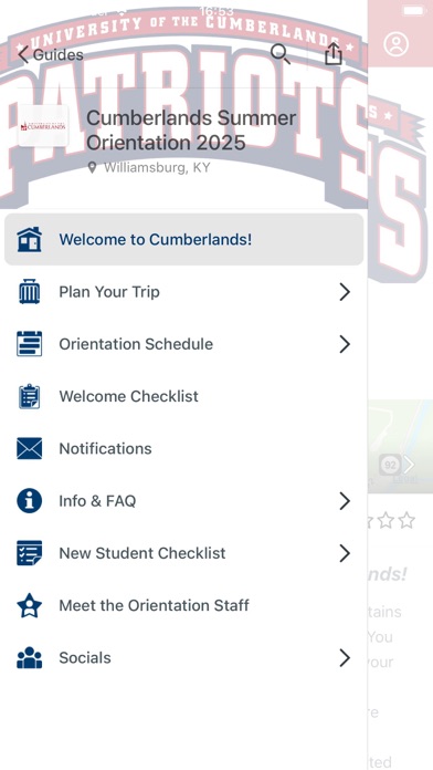 Cumberlands Events iPhone screenshot 1 - Business app