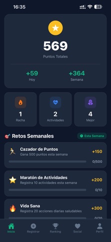 GamiFitUp screenshot