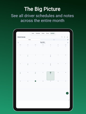 Stoltzfus Drivers Schedule iPad screenshot