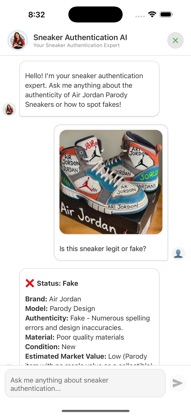 Sneaker Legit Check AI Scanner screenshot 2