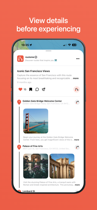 RouteMe screenshot