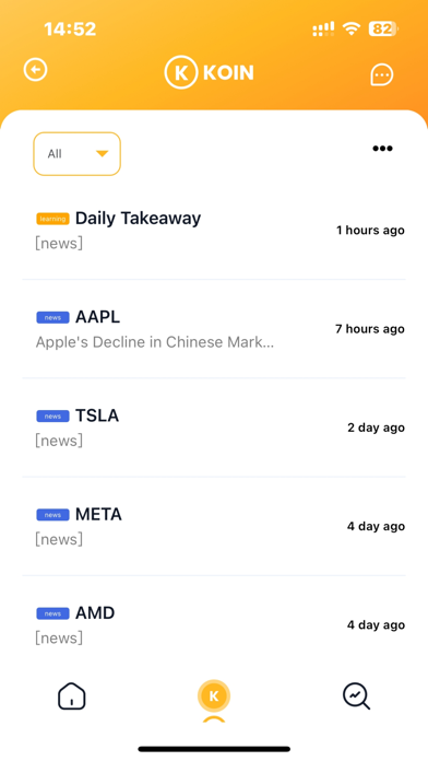 Koin: AI Investing Screenshot