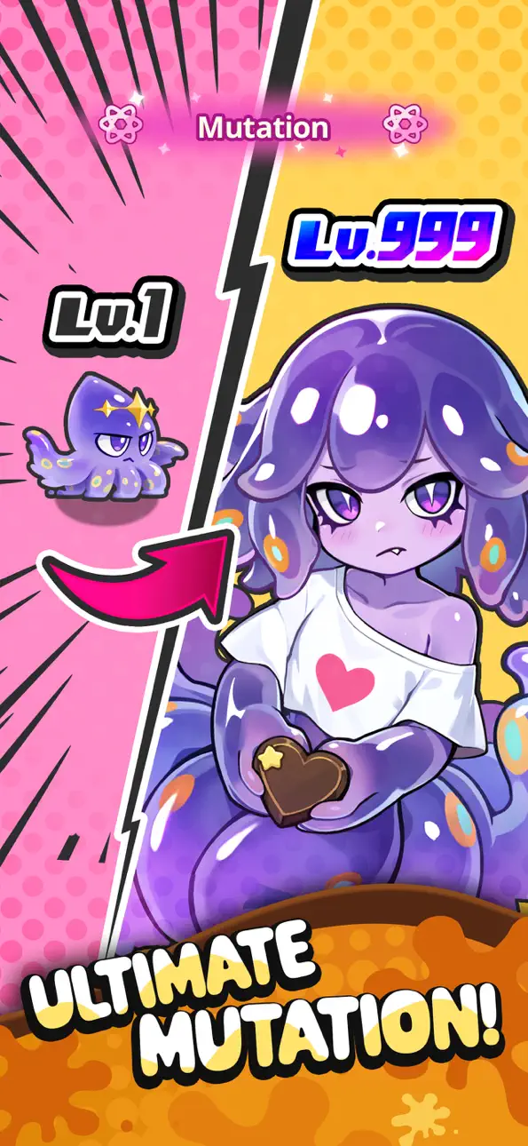 Pew Pew Slime - Idle RPG iOS Mod IPA screenshot 3 - iOS game interface