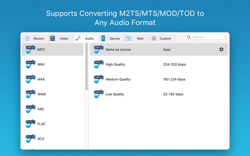 Screenshot #2 pour AVCHD Converter