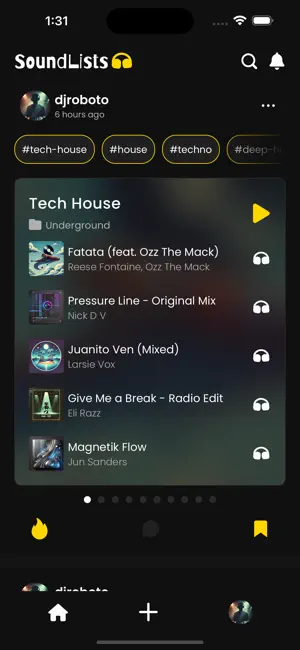 SoundLists screenshot 2