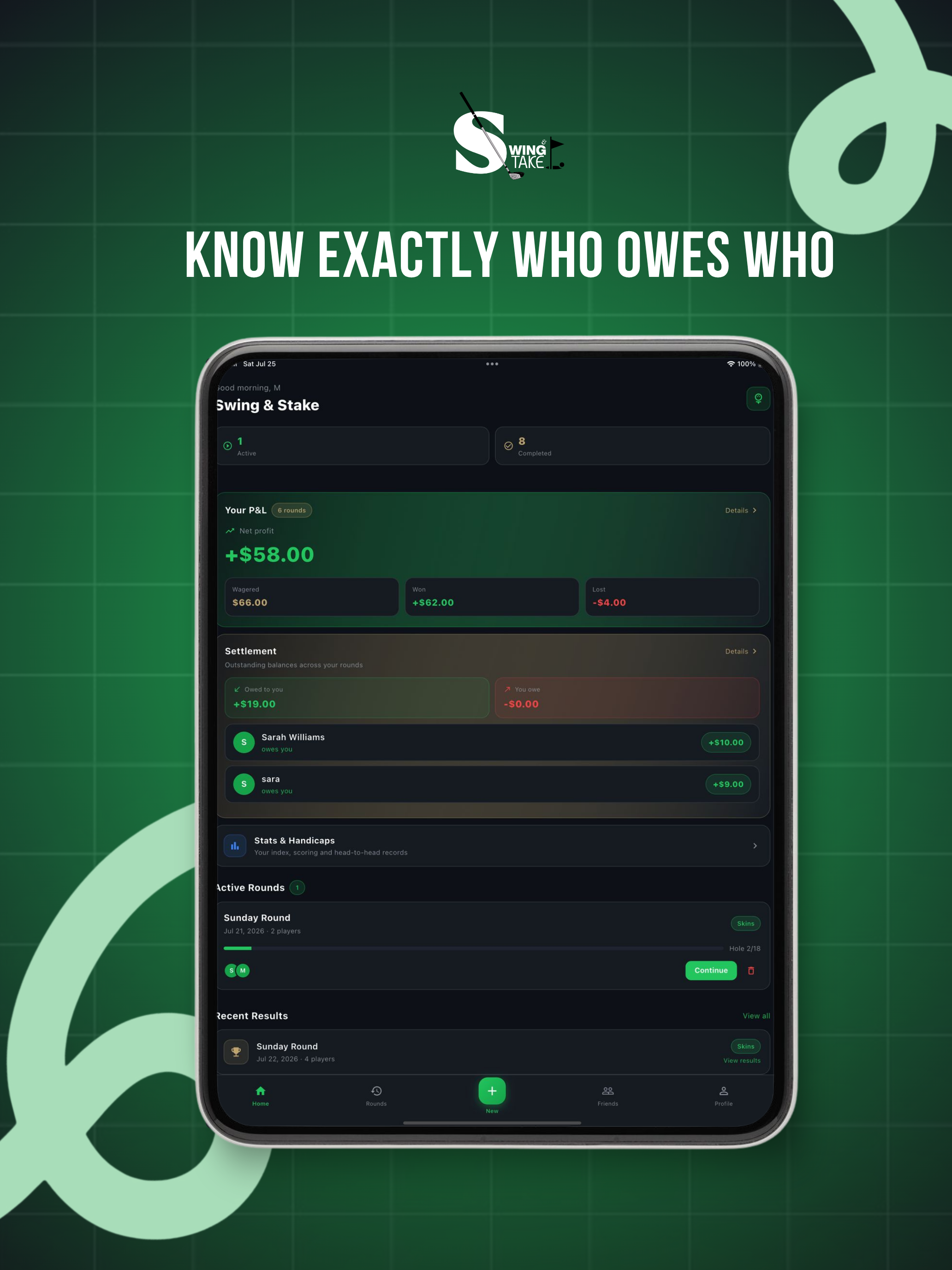 Swing & Stake: Golf Bets screenshot 10