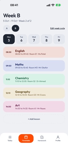 Classrota Screenshot 2 of 6