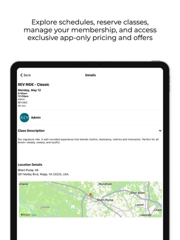 REV36O iPad screenshot