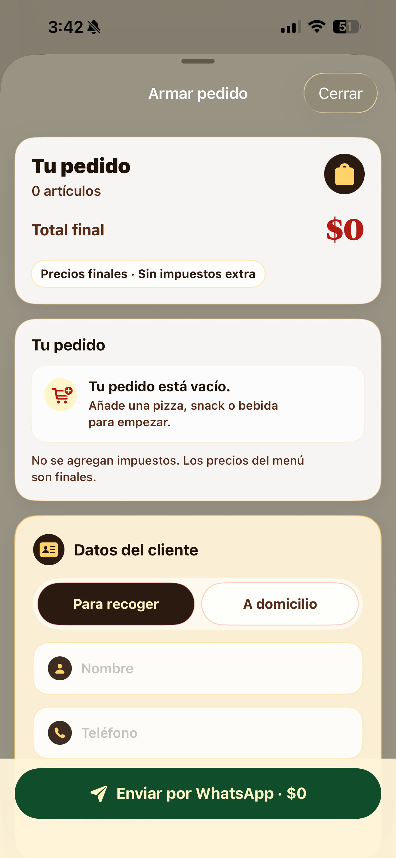 Giovanni's Pizza screenshot 3