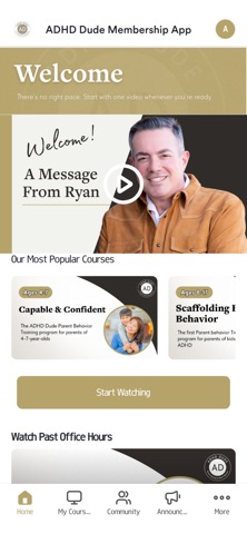 ADHD Dude Membership App screenshot