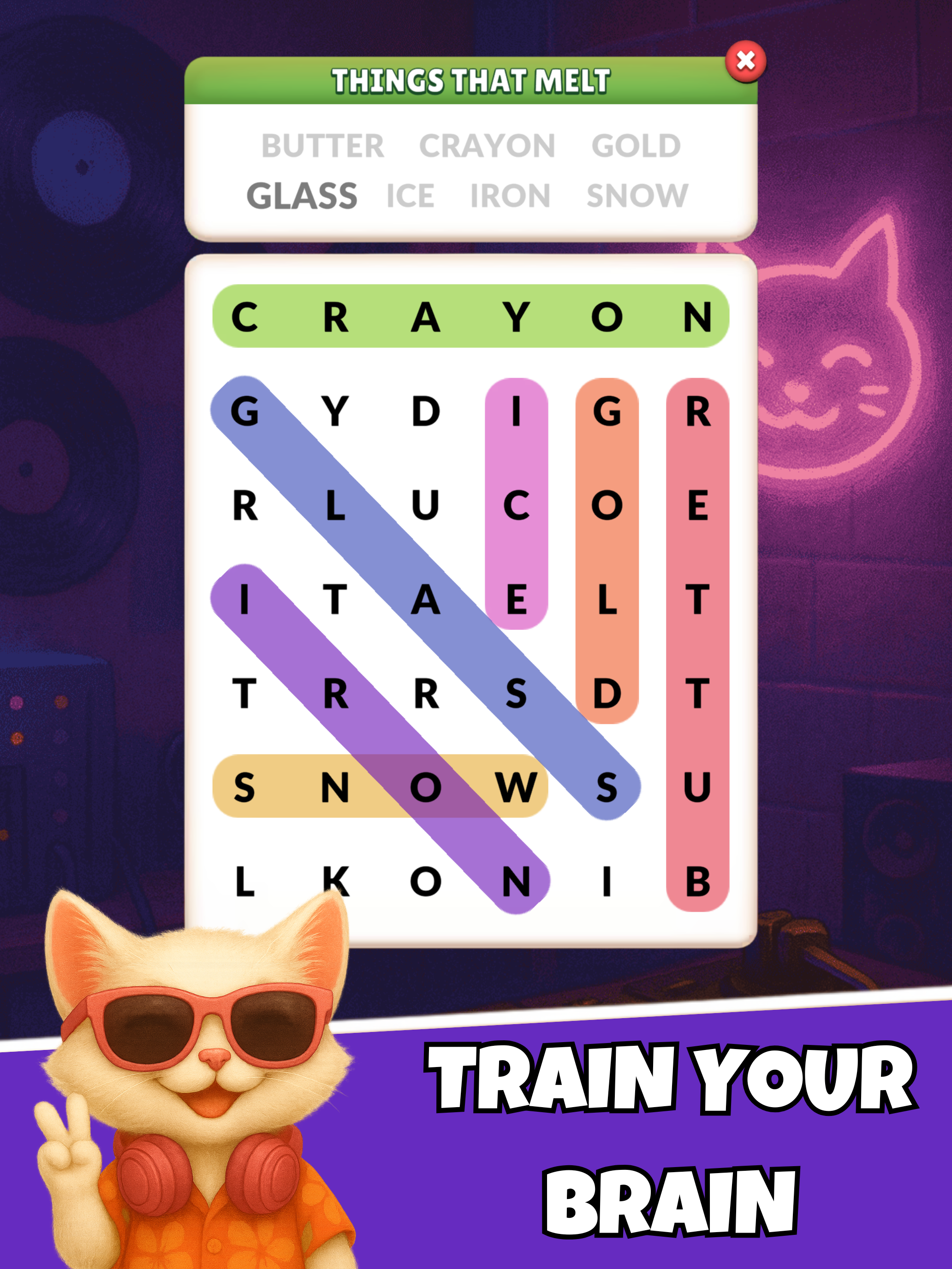 Word Search Meow - Cat Puzzle screenshot 8
