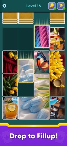 Jig Fall Solitaire Drop Puzzle Screenshot 1 of 7