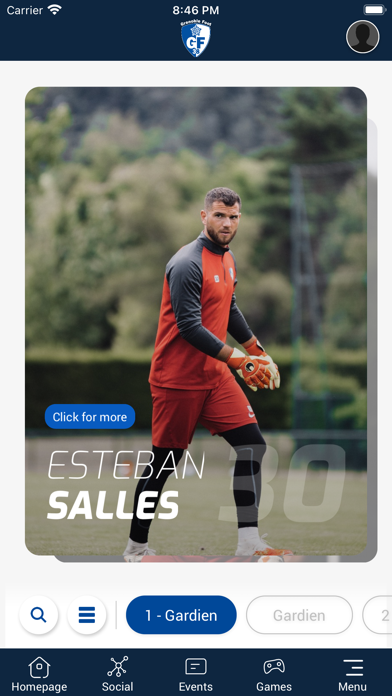 Grenoble Foot 38 iPhone screenshot 4 - Sports app