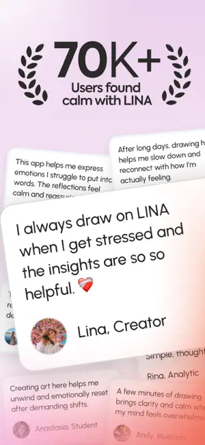 Art Therapy for Anxiety: LINA screenshot 4