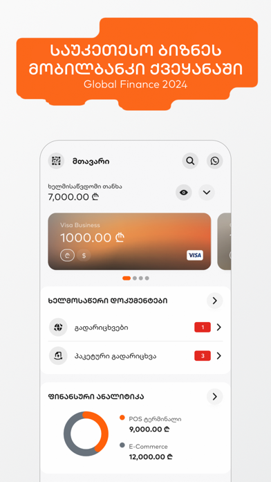 Bank of Georgia Business Screenshot