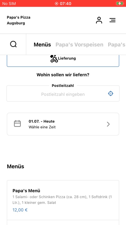 Papa's Pizza Augsburg