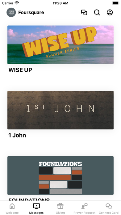 Stanwood Foursquare Church Screenshot