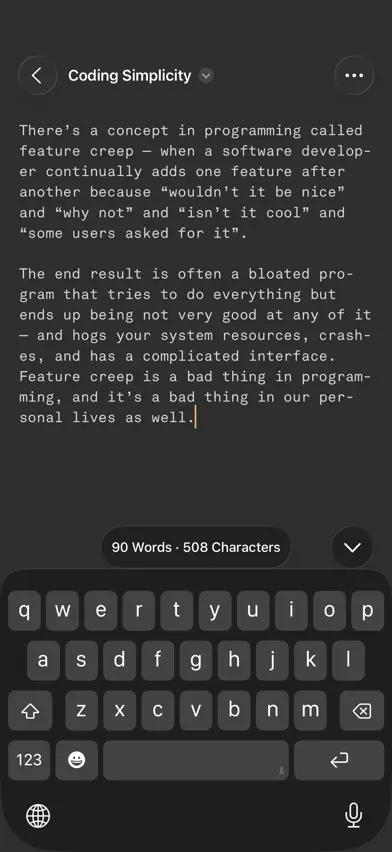 Simpletext screenshot 5