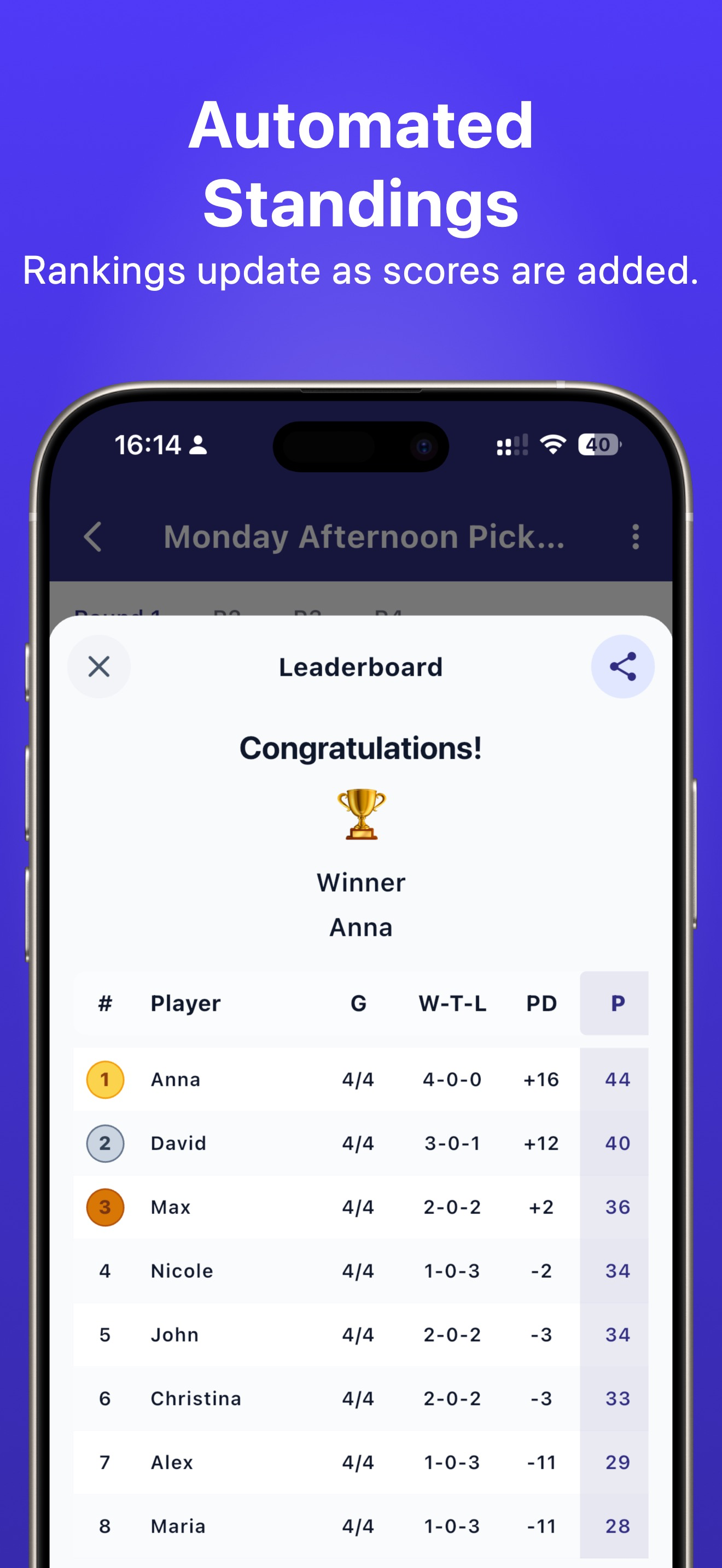 Bracket Maker - Tournament App