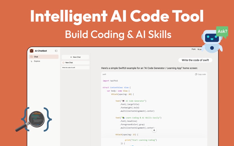 AI Chatbot・Ask AI Anything 4.6 iPhone screenshot