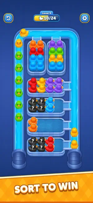 Quack Sort: Loop Puzzle screenshot 2