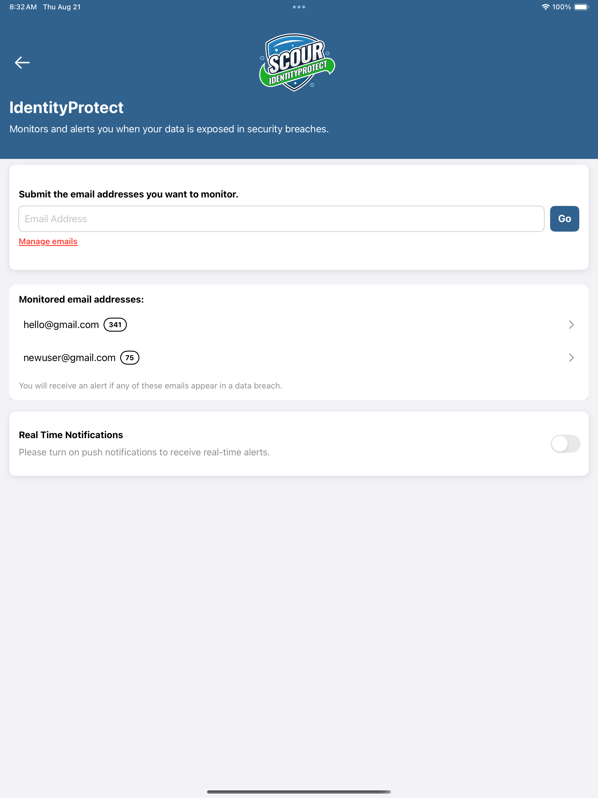 scour.com screenshot 13