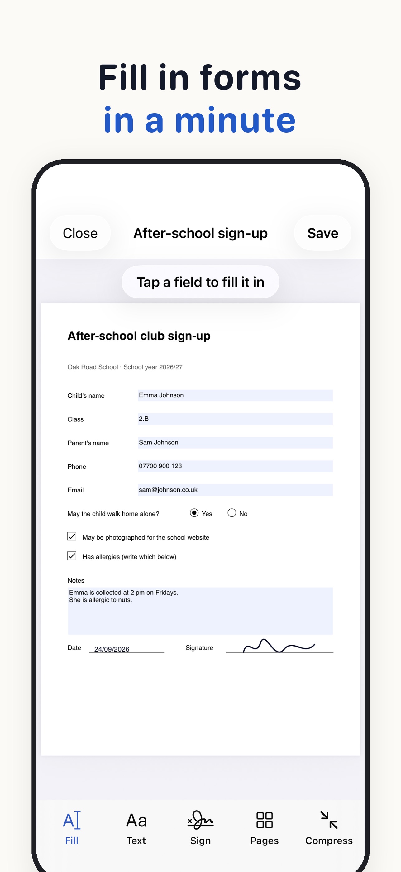 Screenshot 2 of Udfyld: Fill & Sign PDF Editor