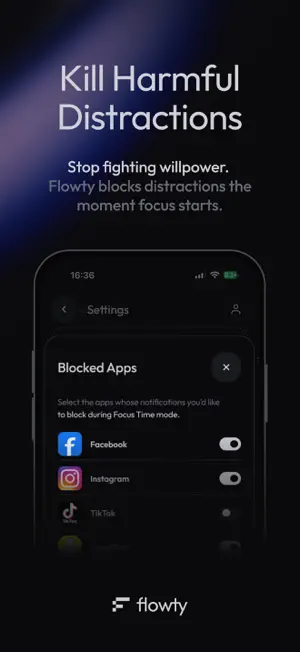 Flowty: Focus-Break Timer screenshot 2