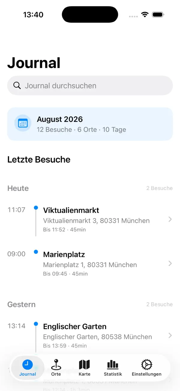 Screenshot #1 pour Been - Where have you been?