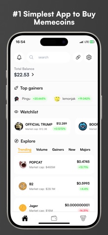 MTX: Buy Memecoin & Crypto iPhone screenshot
