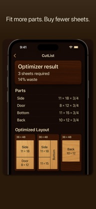 CutList: Wood Project Planner screenshot 2