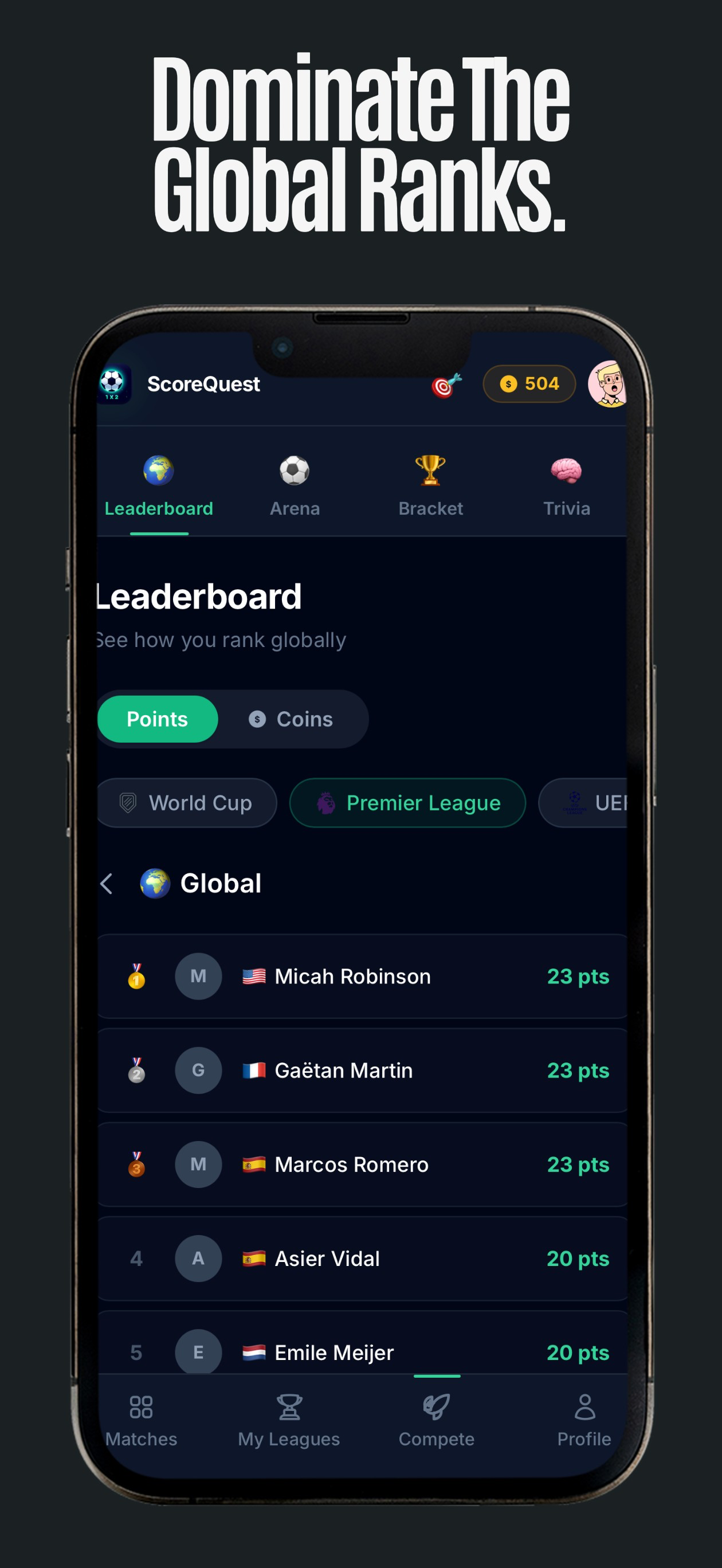 ScoreQuest - World Cup 2026
