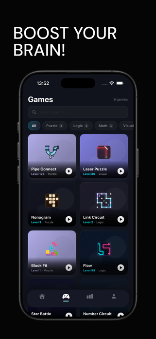 BrainLand: IQ Test & Puzzles Screenshot 1 of 9