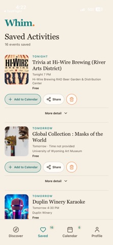 Whim - Local Discovery Screenshot 2 of 3
