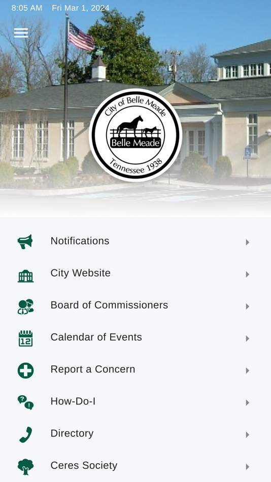 #1. Belle Meade Connect (iOS) 由: City of Belle Meade